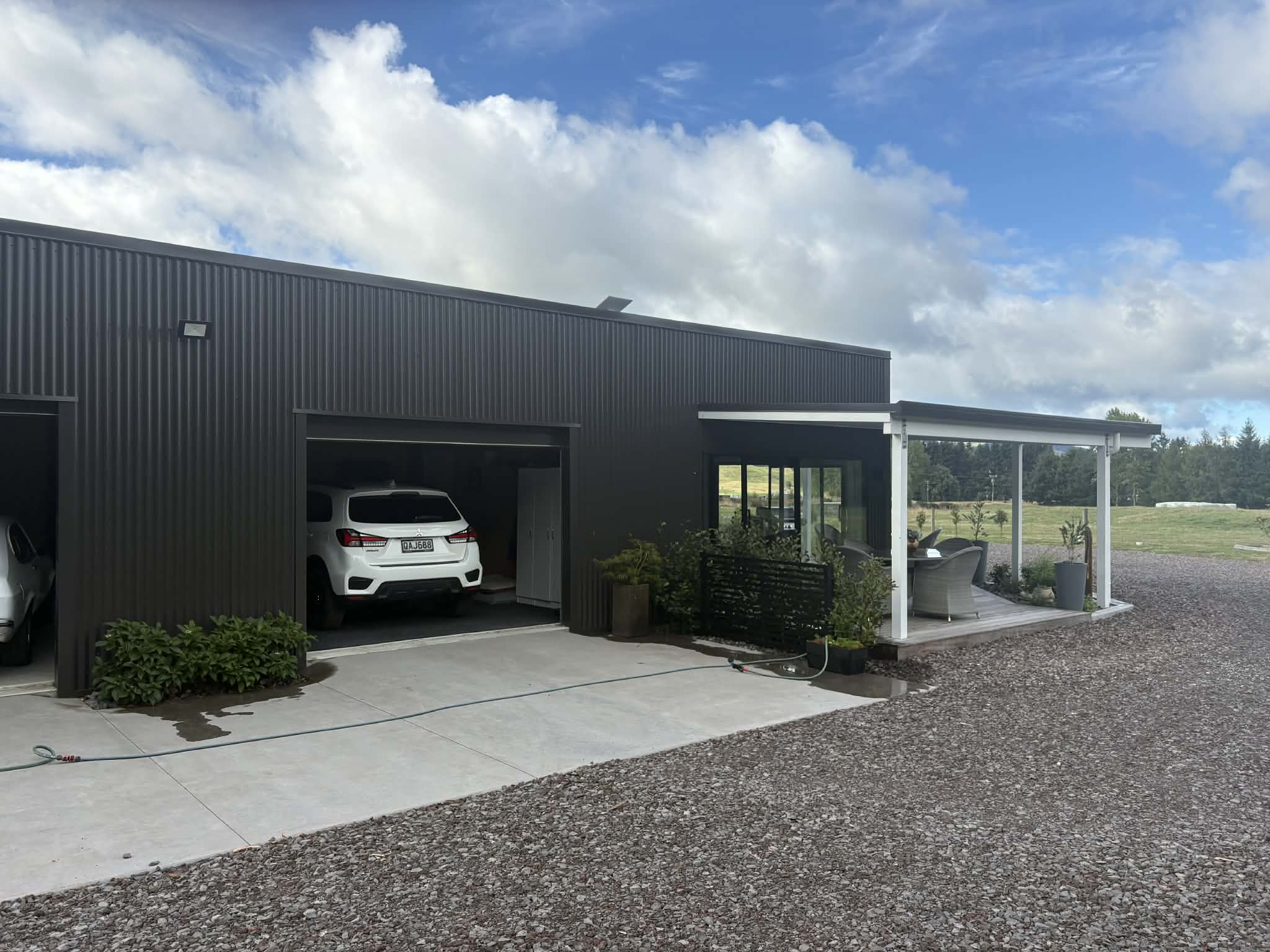 Timber Pole Shed & Living Quarters